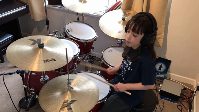 Matilda The Musical - When I Grow Up / Naughty (Reprise) - Drum Cover by Sasha (8 years old) смотреть онлайн
