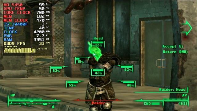 Fallout 3: Game of the Year Edition | Radeon HD 5450 512MB | Windows 11 + NimeZ Modded Drivers смотреть онлайн