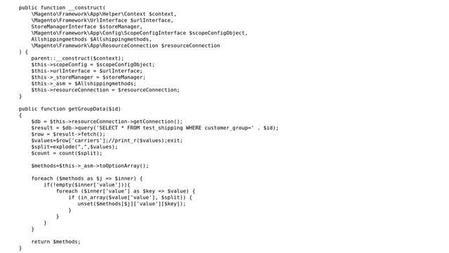 Magento 2.1:- Fatal error: Uncaught Error: Function name must be a string in /mage2/shipping... смотреть онлайн