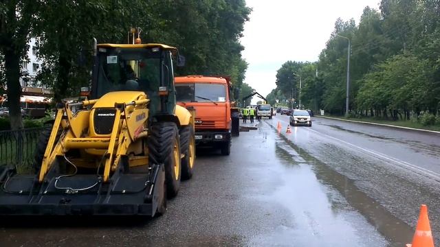 пр. Юбилейный 1, ремонт дороги смотреть онлайн