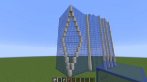 Как построить красивый небоскрёб в майнкрафте.