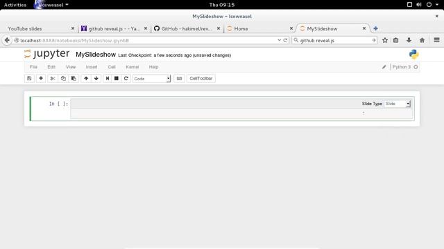 How to Create a Slideshow using Jupyter+Markdown+Reveal.js смотреть онлайн