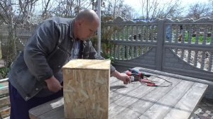 Гнездовой домик для корелл.как сделать своими руками .быстро и дешево