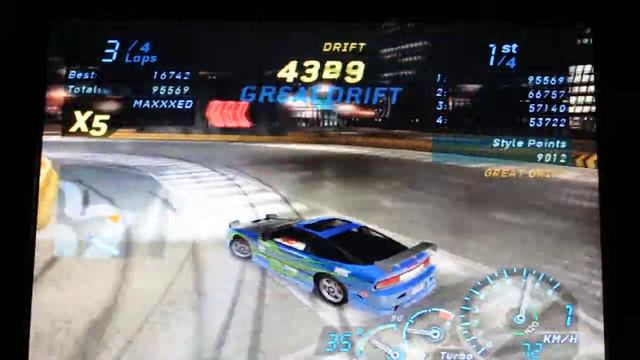 NFS Underground 1 Drift King смотреть онлайн