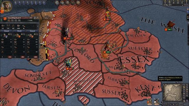 Crusader Kings 2 Gameplay How To Defend England смотреть онлайн
