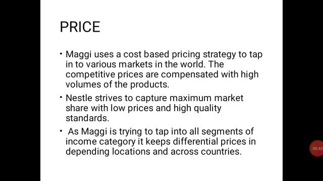 4 P,s of marketing : MAGGI a brand of Nestle смотреть онлайн