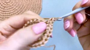 Салфетка крючком для начинающих. Украшение для стола своими руками