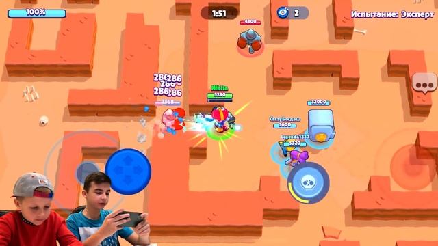 РОБОРУБКА! с ПОДПИСЧИКАМИ Brawl Stars c Crazy Богдаш! смотреть онлайн