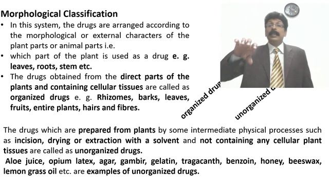 Crude Drug Classification for D Pharm students Part 1 смотреть онлайн