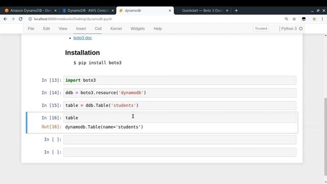 Serverless Rest API using AWS and Python | Introduction to DynamoDB (Part-7) смотреть онлайн