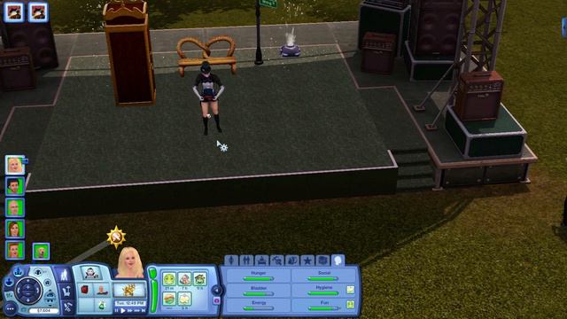 Let's Play The Sims 3 Showtime Part 3, Hosting a Simport and Scoring Gigs - Commentary смотреть онлайн