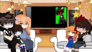 Past Aftons react to their future || Gacha Club Fnaf || My Au