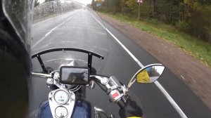 ВЛОГ путешествие на мотоцикле Honda Shadow 750 - Псков и дорога домой.