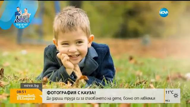 ФОТОГРАФИЯ С КАУЗА: Да дариш труда си за спасяването на болно дете смотреть онлайн