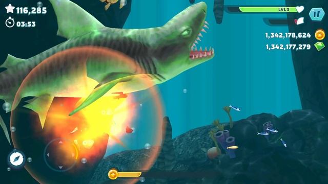 Hungry Shark Evolution - Bigger Monster Giant Atomic Tiger Shark New Skin Mod All 27 Sharks Unlocke смотреть онлайн