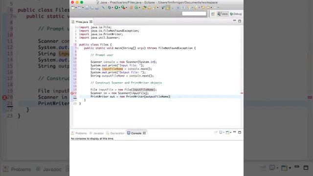 Read, Process, and Write Files (Java) смотреть онлайн