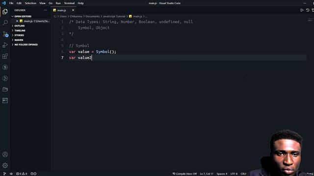 Installation, Data Types & Variables - Javascript Tutorial Series #1 смотреть онлайн