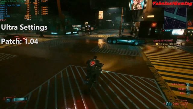 Cyberpunk 2077(PC) | Benchmark | RX580 | I5 7400 | Patch 1.04 vs 1.05 смотреть онлайн