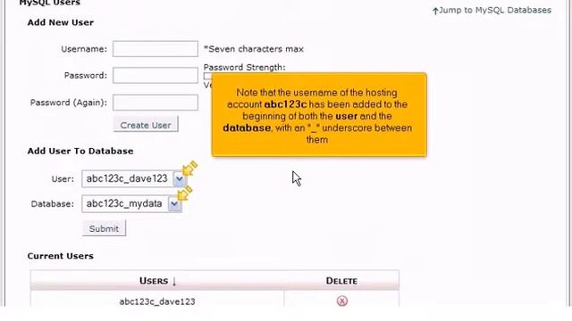cPanel - How to create a MySQL database - Fat Cat Web Hosting смотреть онлайн