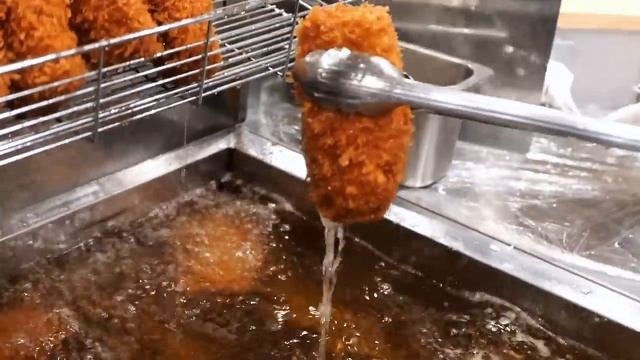 Жареная Свиная Котлета Бутерброд Тонкацу Токио Япония смотреть онлайн