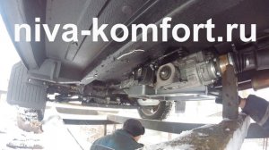 Установка подрамника Нива-Комфорт 1 часть