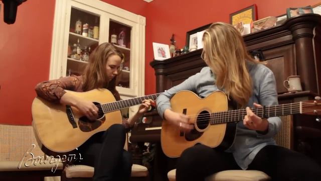 Celia Woodsmith and Courtney Hartman on the Tony Rice Tribute Guitar смотреть онлайн