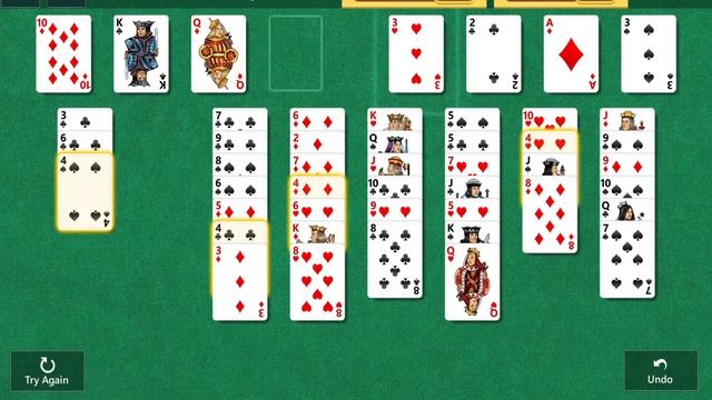 Classic\FreeCell: Expert - Play 4 Fours to the Foundation in no more than 44 moves смотреть онлайн