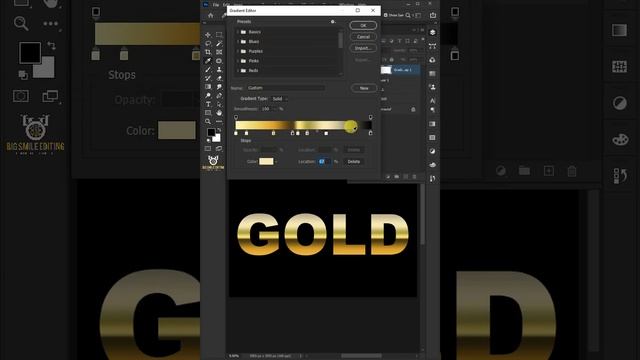Photoshop Tutorial- How To Create A Realistic Editable Gold Text Effect In Photoshop смотреть онлайн