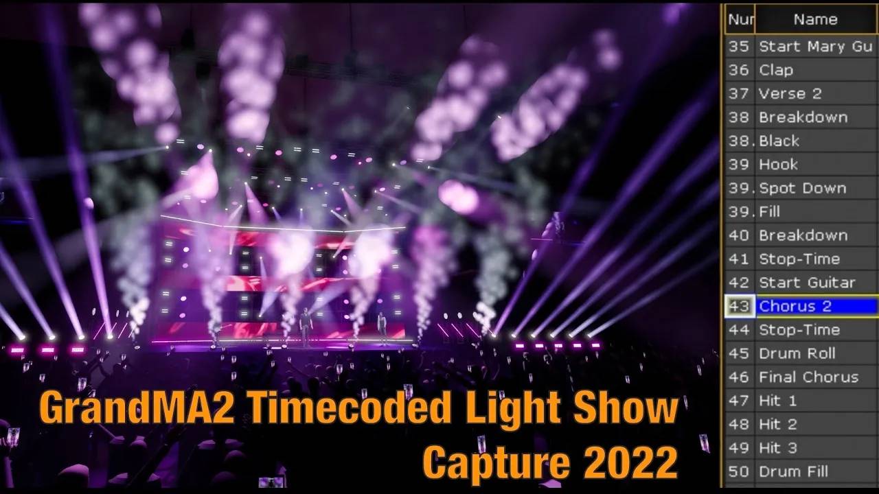 Wildways & Mary Gu — Я тебя тоже | GrandMA2 Timecoded Light Show in Capture 2022 (Sequence content) смотреть онлайн
