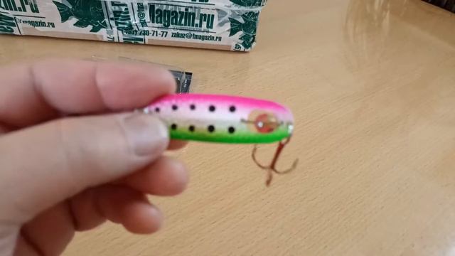 Распаковка посылки с блесной Garry Angler Eclips по заказу Fmagazin смотреть онлайн