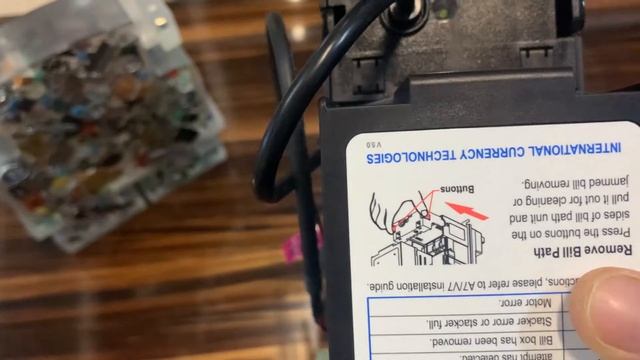 Настройка купюроприемника  ICT V7