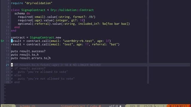 dry-rb in five: 005 dry-validation (predicates & custom types) смотреть онлайн