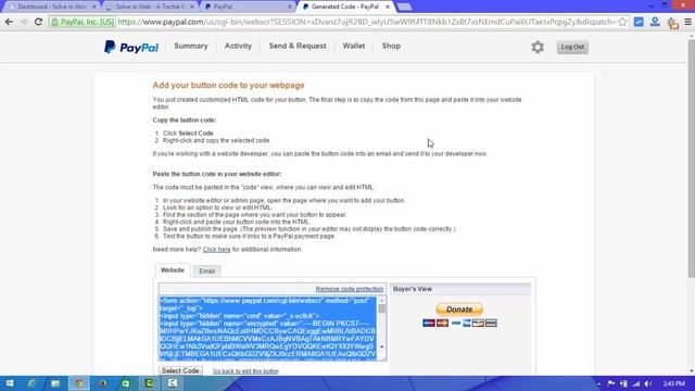 How to Create and Add a Paypal Donation Button in Wordpress Website смотреть онлайн