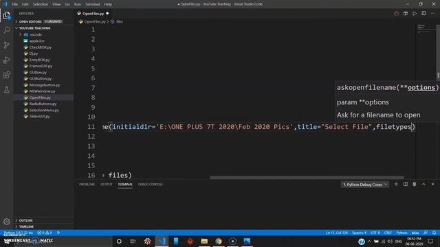 Opening Files Directory in TKinter and Python - Python Tutorial (2020) #15 смотреть онлайн