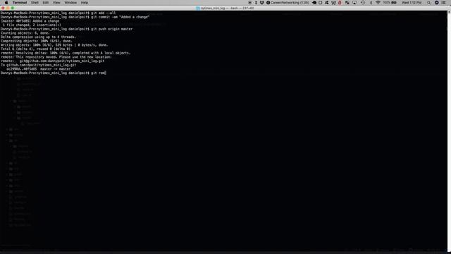Change remote repository URL: git remote set-url смотреть онлайн