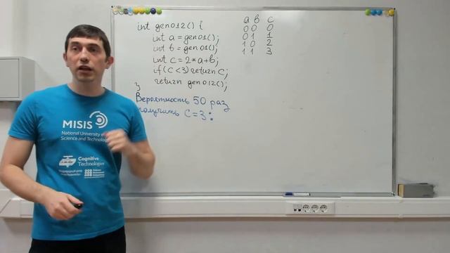 Задача с собеседования о генераторе случайных чисел. смотреть онлайн