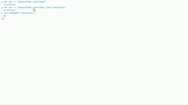 Core Javascript Tutorial - indexOf() method of String Object смотреть онлайн