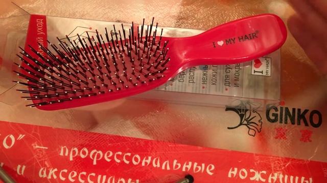 Расческа I Love My Hair Spider "MINI" для распутывания волос. смотреть онлайн