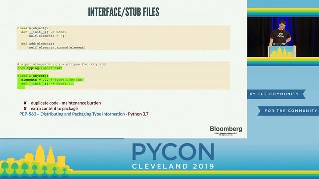 Bernat Gabor - Type hinting (and mypy) - PyCon 2019 смотреть онлайн