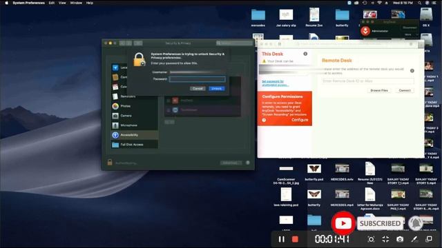 How to enable AnyDesk Security Permissions on MacOS смотреть онлайн