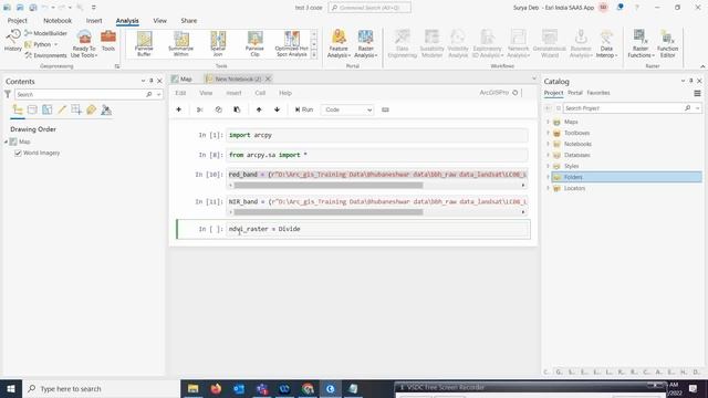 NDVI with ArcPy for Python Developers using ArcGIS Pro смотреть онлайн