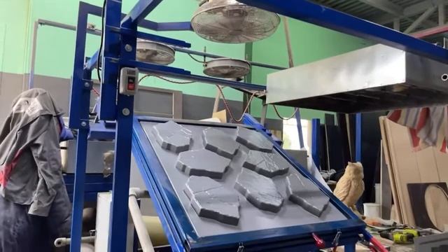 Производство пластиковых форм для изготовления тротуарной плитки бетонопаркета Каменный цветок Элит