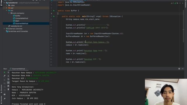 Input Output Java Dengan Class Scanner,Buffer,dan Console смотреть онлайн