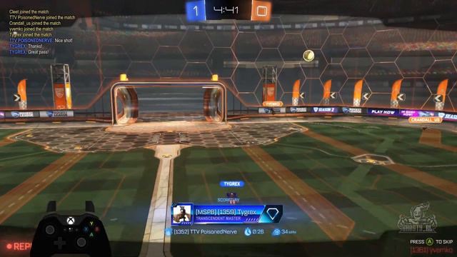 Toxic Ball Chasing Teammate | Rocket League 3v3 смотреть онлайн