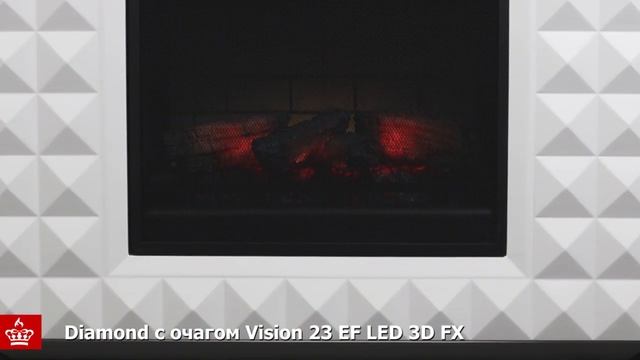Портал Diamond c очагом Vision 23 LED FX - Видеообзор смотреть онлайн