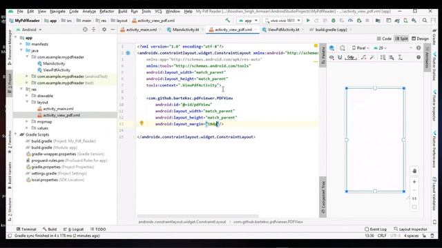 How to make Pdf Reader App | Show pdf file from storage | Android Studio | Kotlin смотреть онлайн