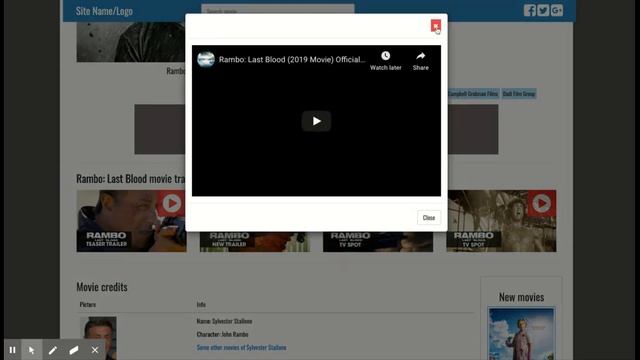 IMDB Movie PHP Script Using TMDB API смотреть онлайн