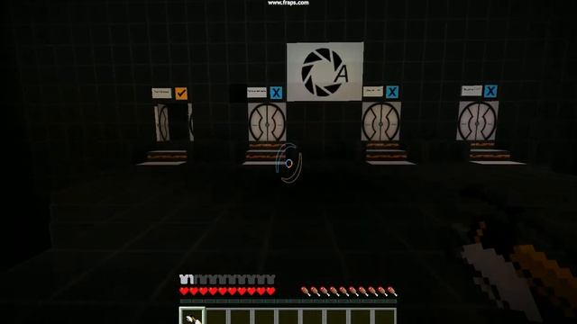 Aperture Minecraft Mappack [Тест распределителя] смотреть онлайн