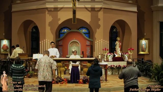 Livestream Vigil Mass for Our Lord Jesus Christ, King of the Universe Vigil Mass. смотреть онлайн