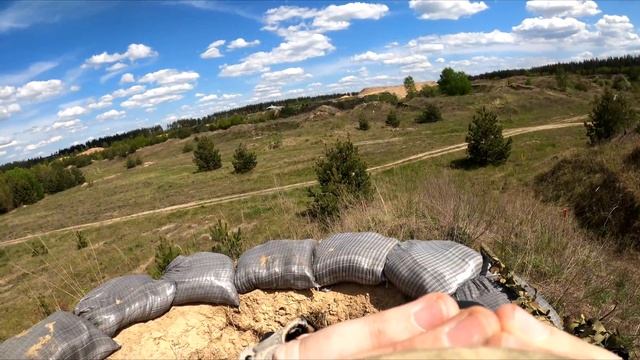 СТРАЙКБОЛЬНЫЙ СНАЙПИНГ 100+ МЕТРОВ / AIRSOFT SNIPER  #airsoftsniper